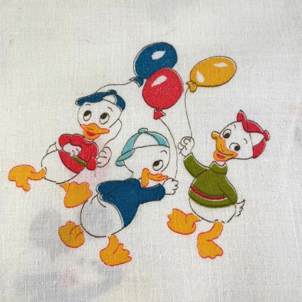 Vintage Disney Pillowcases – Mickey & Donald Toddler/Child Size Cutter Lot of 2